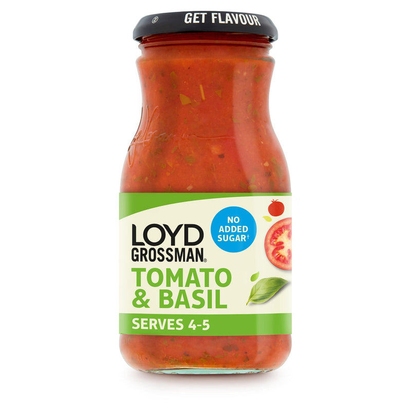 Loyd Grossman No Added Sugar Tomato & Basil Pasta Sauce 660g - Moo Local