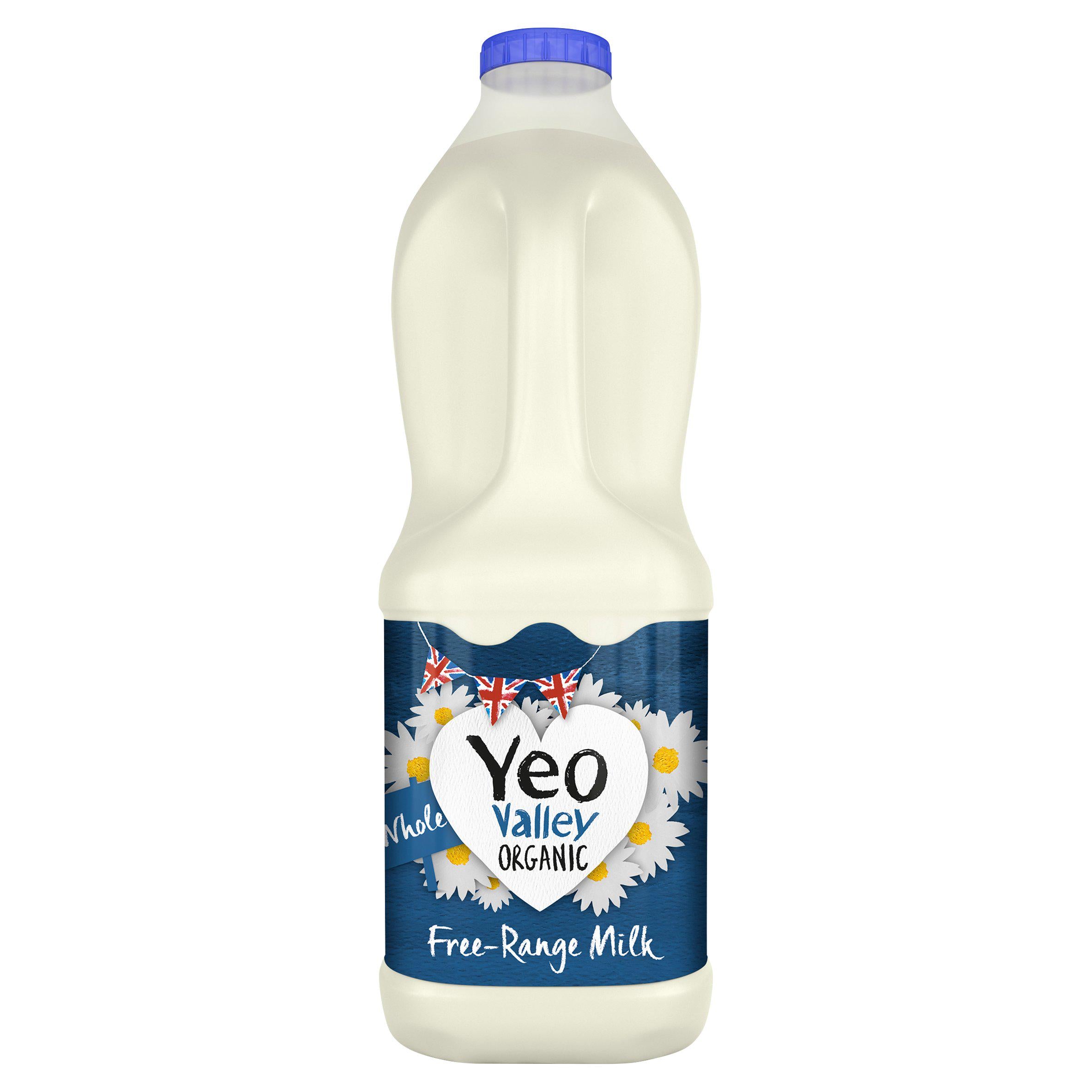 Yeo Valley Organic Free Range Whole Milk 2 Litre - Moo Local