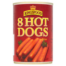 Kingsfood Hot Dog Sausages x8 400g (184g*) - Moo Local