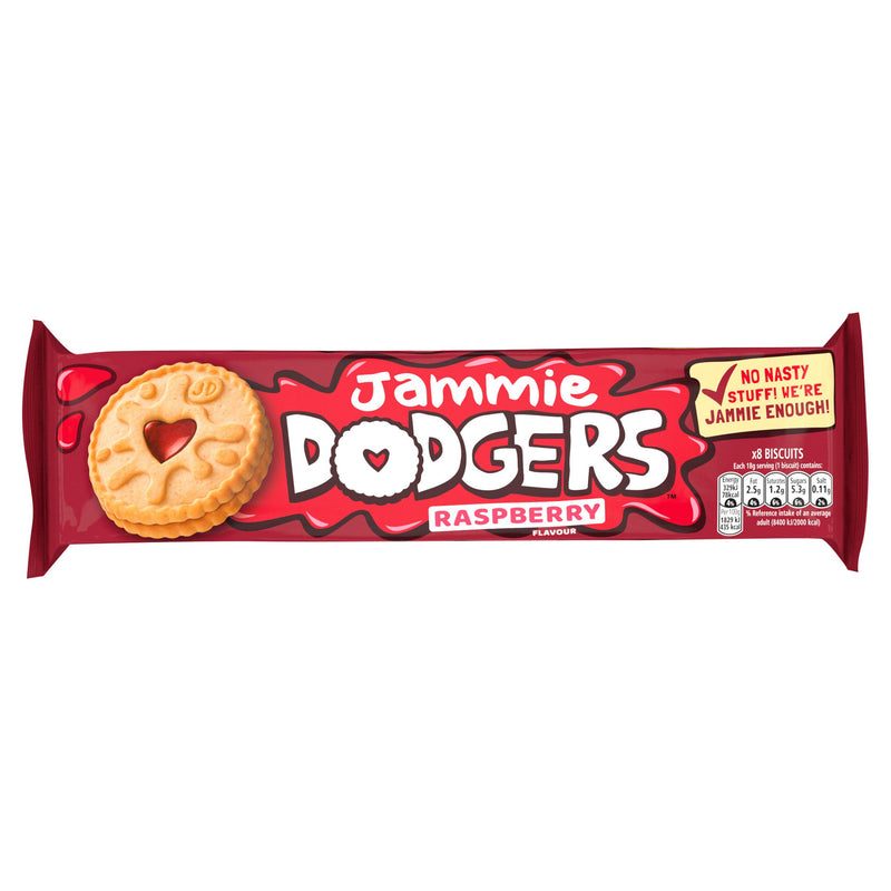 Jammie Dodgers Biscuits Raspberry Flavour 140g - Moo Local