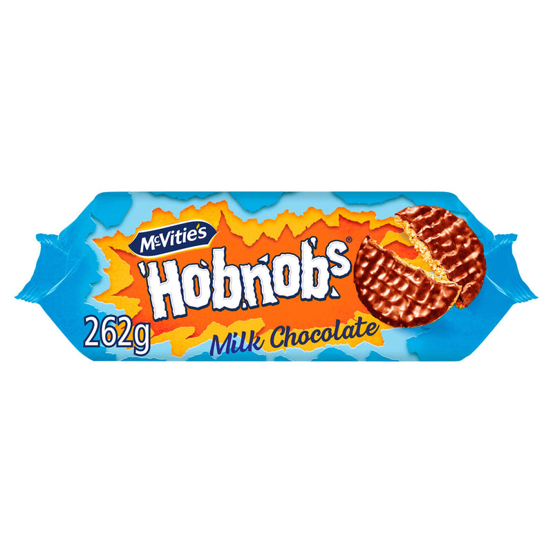 McVitie's Hobnobs Milk Chocolate Biscuits 262g - Moo Local