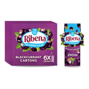 Ribena No Added Sugar Blackcurrant Juice Drink Cartons 6x250ml - Moo Local