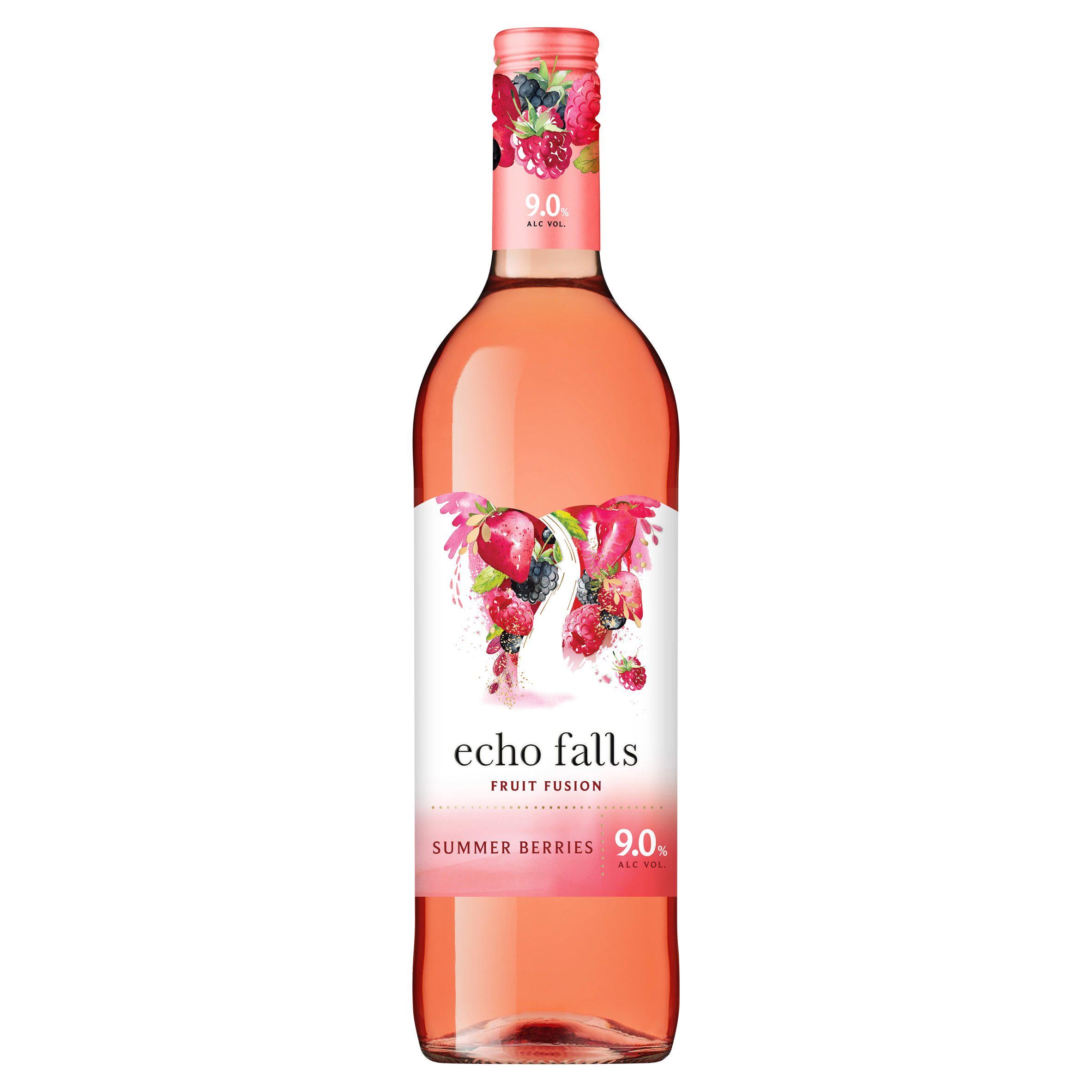 Echo Falls Fruit Fusion 9% Summer Berries 75cl - Moo Local