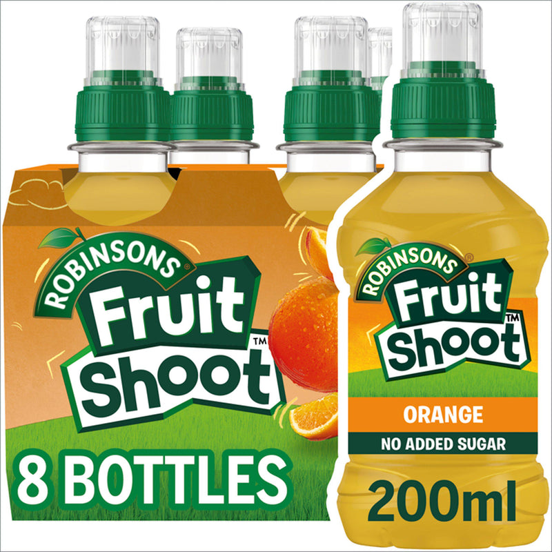 Fruit Shoot Orange Kids Juice Drink 8x200ml - Moo Local