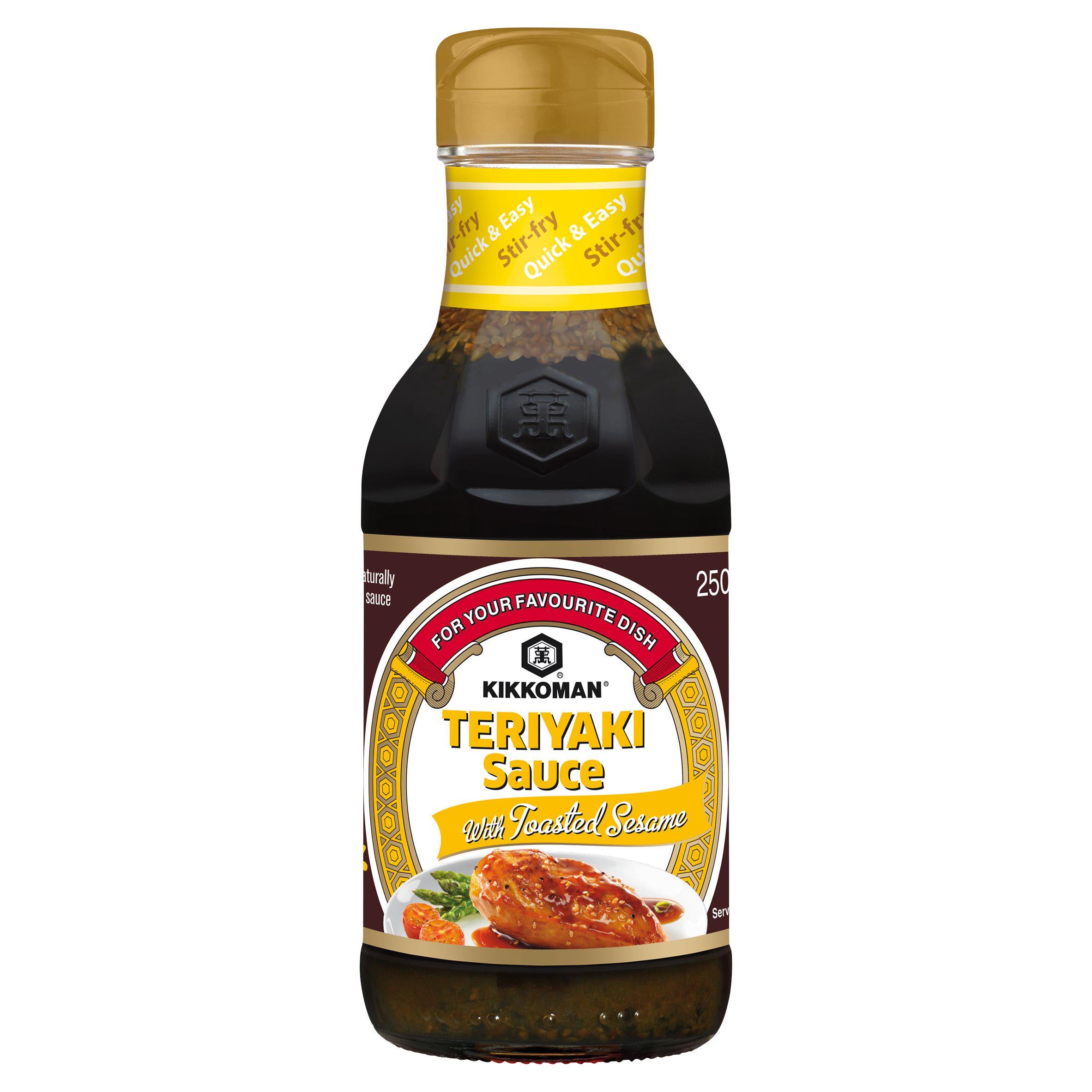 Kikkoman Teriyaki Sauce with Toasted Sesame 250ml - Moo Local