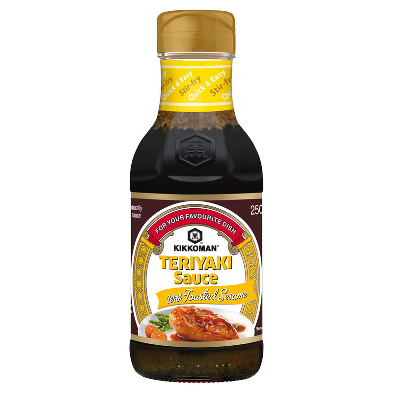 Kikkoman Teriyaki Sauce with Toasted Sesame 250ml - Moo Local