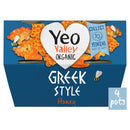 Yeo Valley Organic Yogurt Greek Style With Honey 4x100g - Moo Local