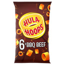 Hula Hoops BBQ Beef Potato Ring Crisps 6x24g - Moo Local