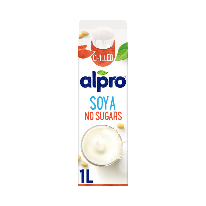 Alpro Soya No Sugars Chilled Drink 1 Litre (6602026942553)