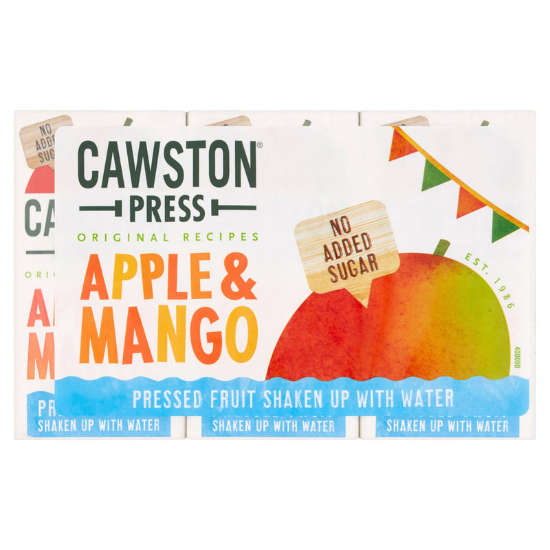 Cawston Press Apple & Mango Juice 3x200ml - Moo Local