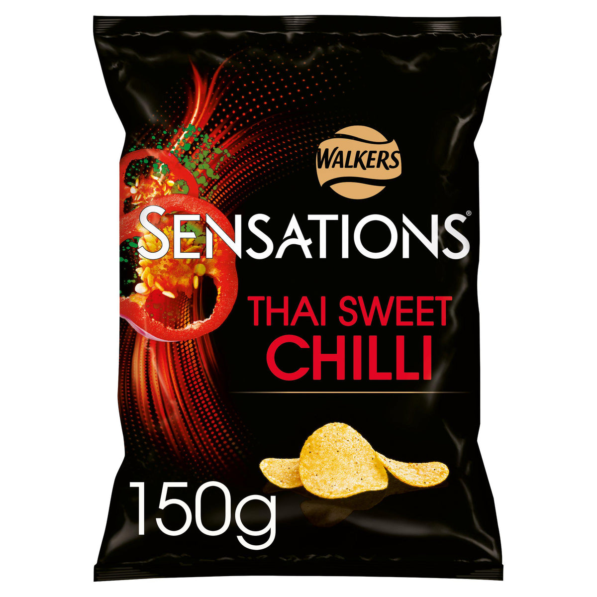 Sensations Thai Sweet Chilli Sharing Crisps 150g - Moo Local