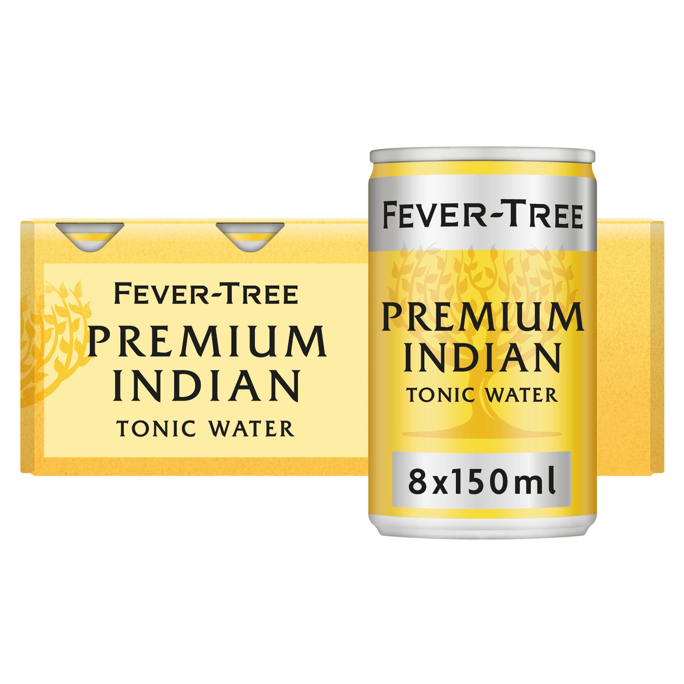 Fever-Tree Premium Indian Tonic Water 8 x 150ml (Sugar levy applied) - Moo Local