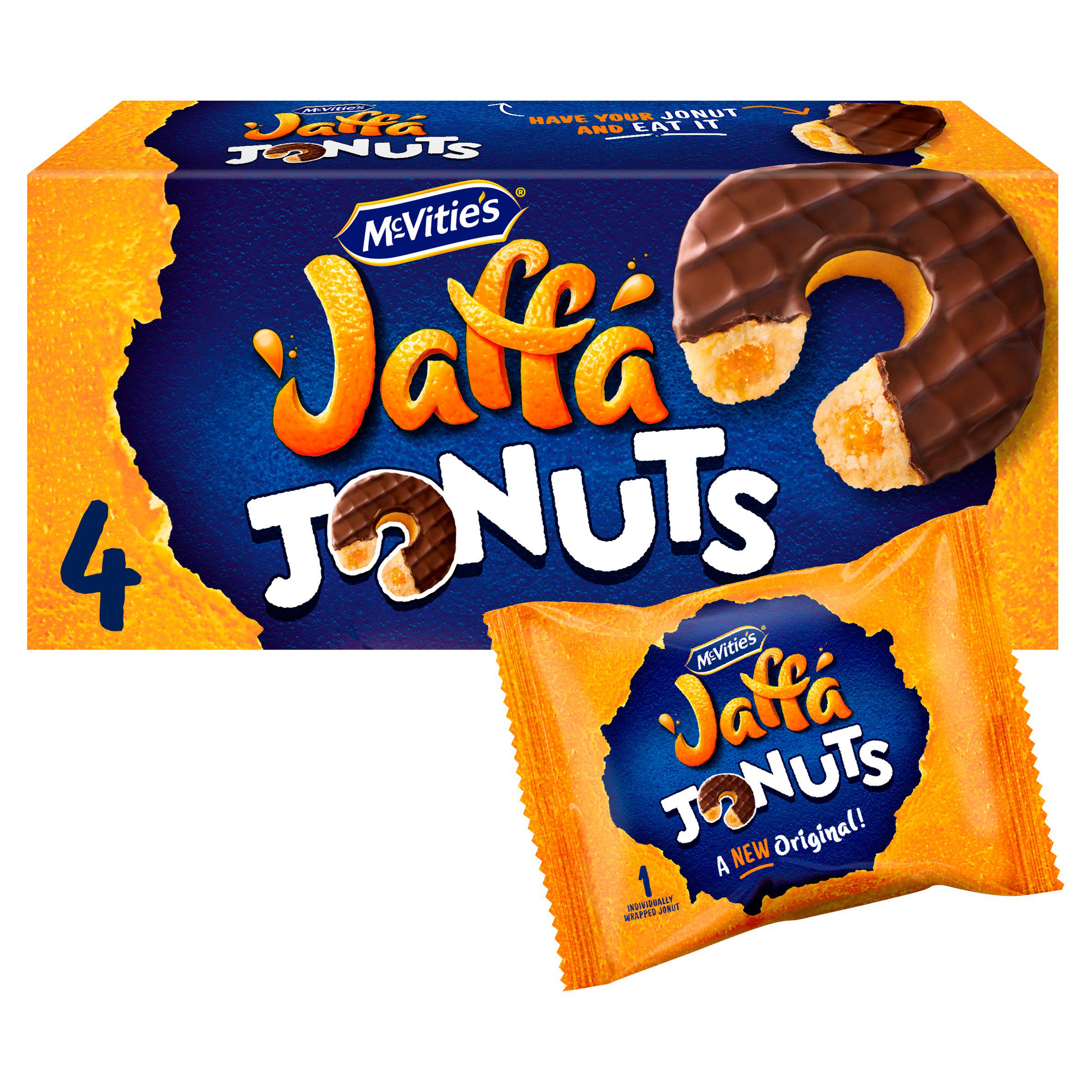 McVitie's Jaffa Cakes Jaffa Jonuts Biscuits x4 - Moo Local
