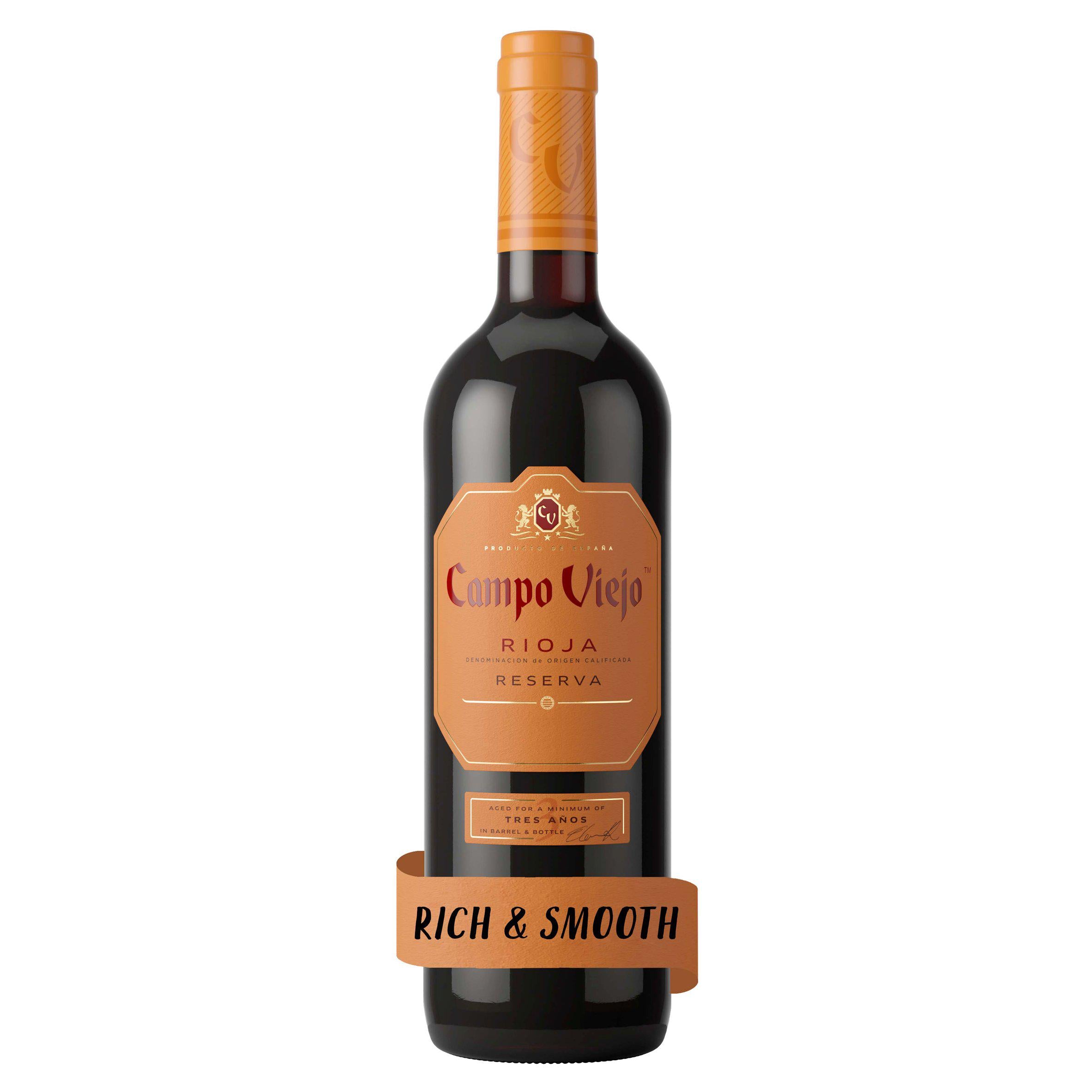 Campo Viejo Rioja Reserva Red Wine 75cl - Moo Local