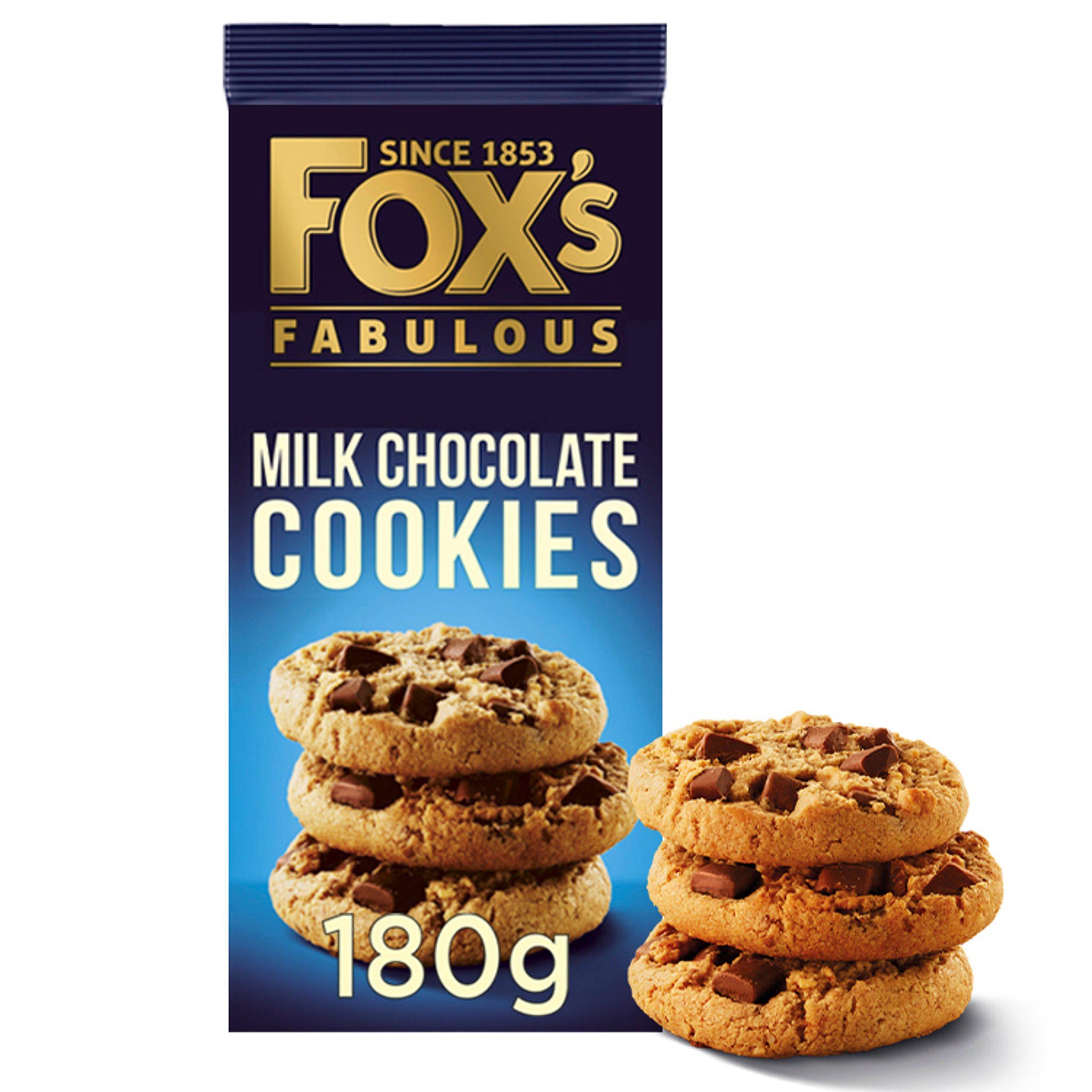 Fox's Milk Chocolate Chunk Cookie Biscuits 180g - Moo Local
