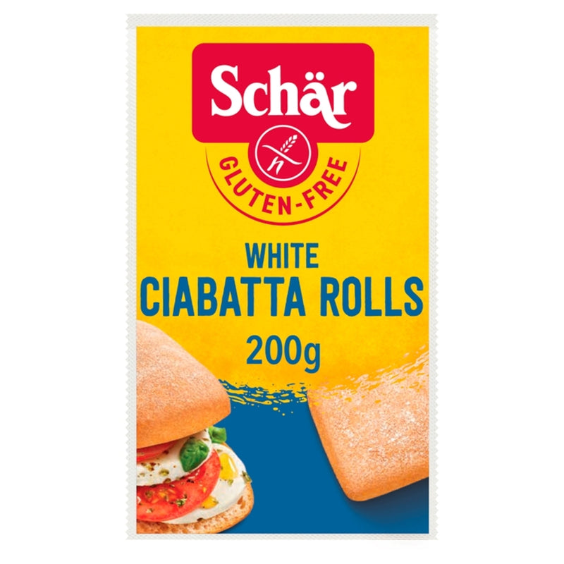 Schar Gluten-Free White Ciabatta Rolls 200g - Moo Local