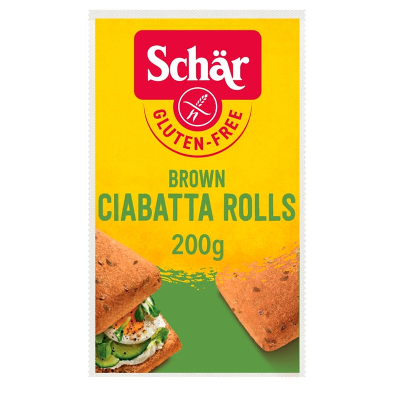 Schar Gluten-Free Brown Ciabatta Rolls 200g - Moo Local