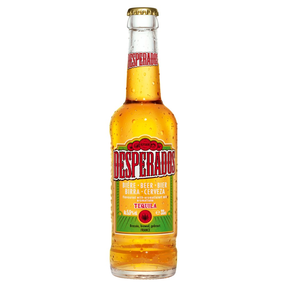 Desperados Tequila Lager Beer Bottle 330ml - Moo Local