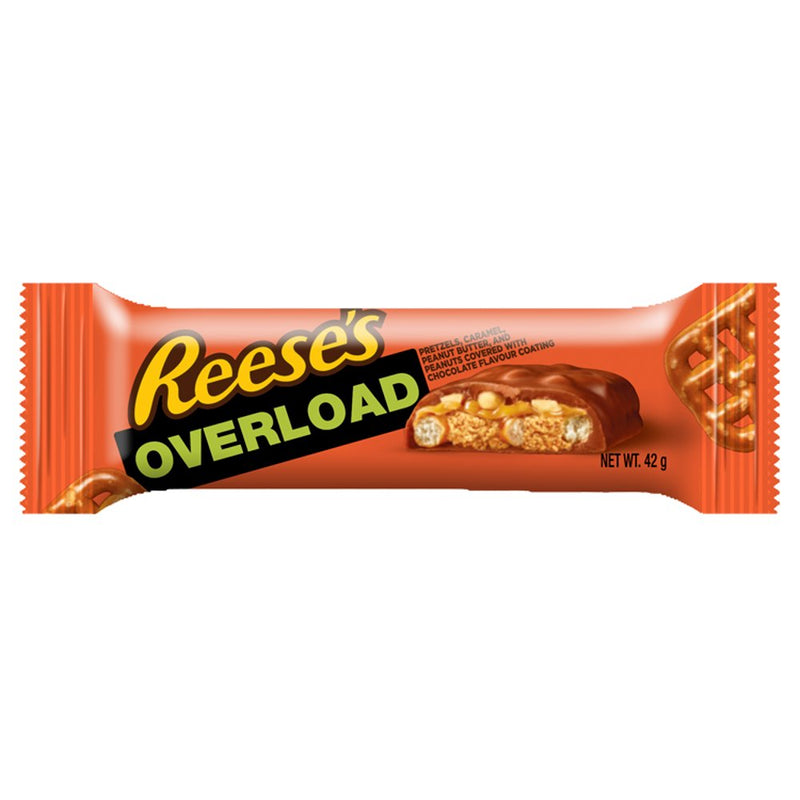 Reeses Overload Chocolate Bar 42g - Moo Local