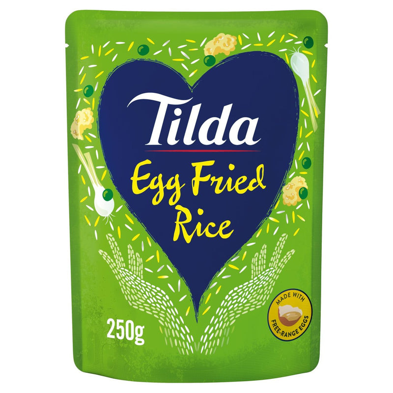 Tilda Microwave Egg Fried Rice 250g (6592380469337)