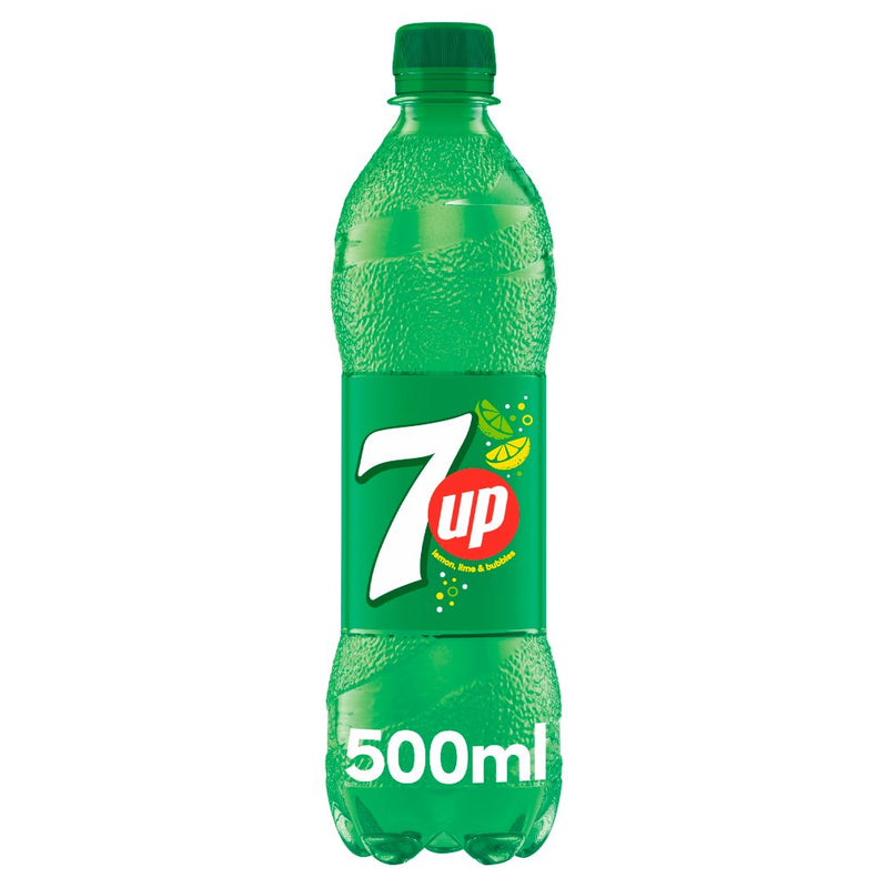 7UP Regular Bottle 500ml - Moo Local