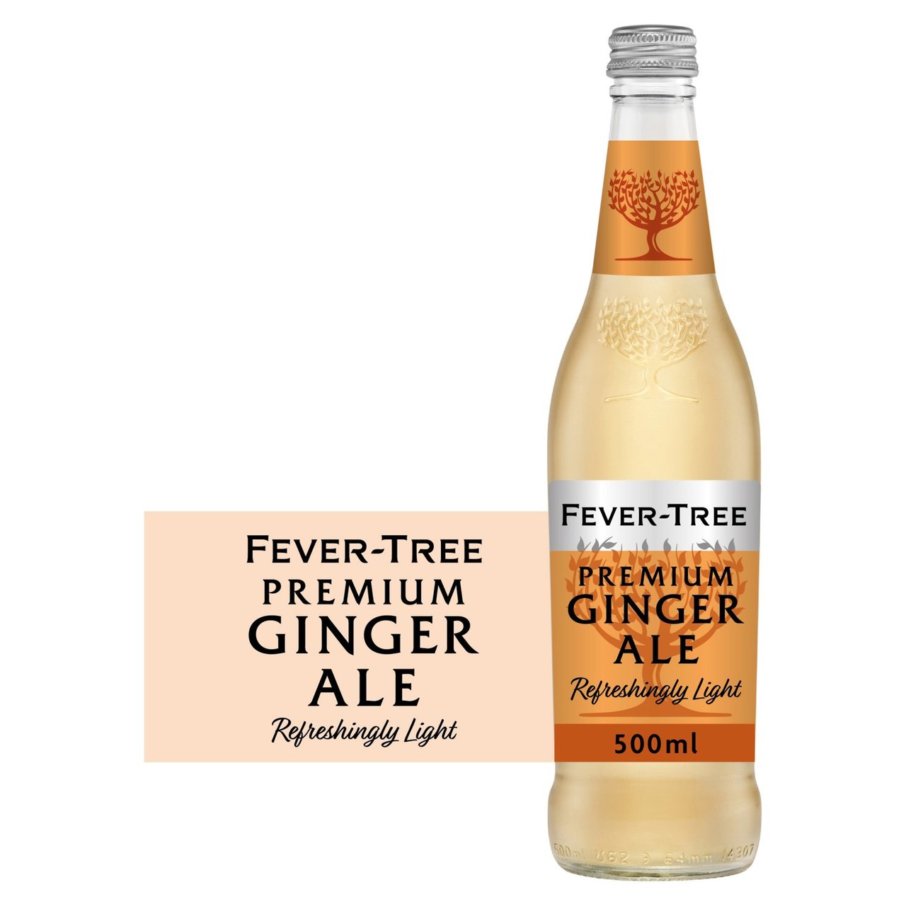 Fever-Tree Refreshingly Light Ginger Ale 500ml - Moo Local