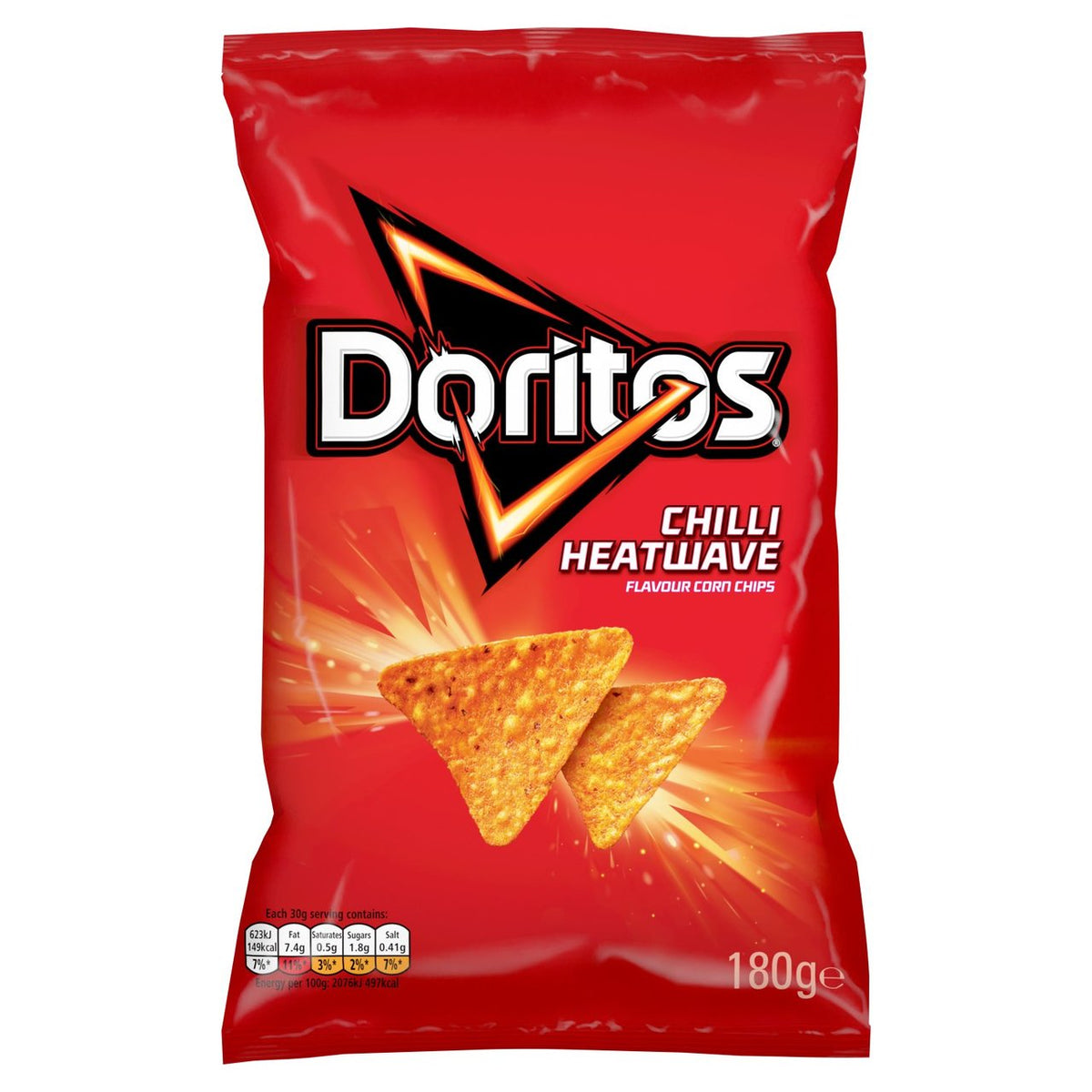 Doritos Chilli Heatwave Tortilla Sharing Crisps180g - Moo Local