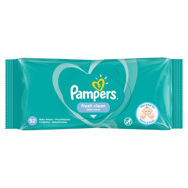 Pampers Scented Baby Wipes x52 ( 52 per pack ) (6598715899993)
