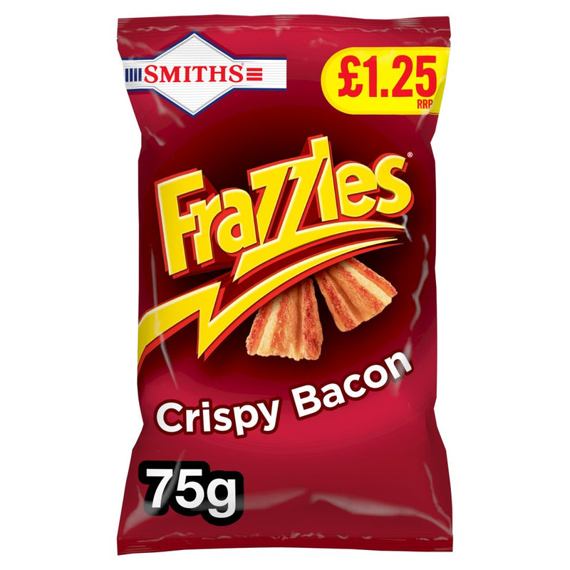 Smiths Frazzles Crispy Bacon Snacks 75g - Moo Local