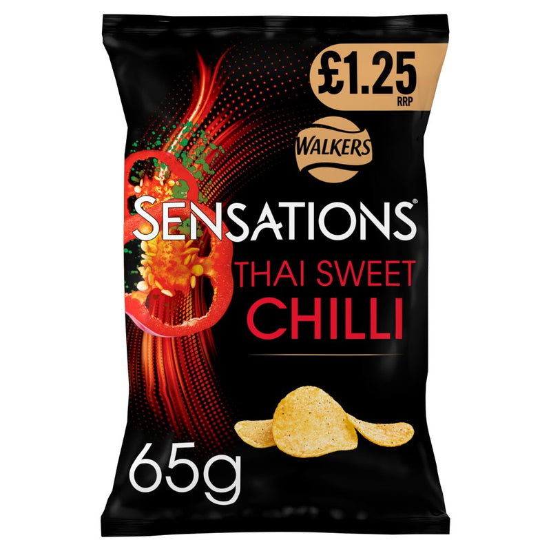 Walkers Sensations Thai Sweet Chilli Crisps 65g - Moo Local