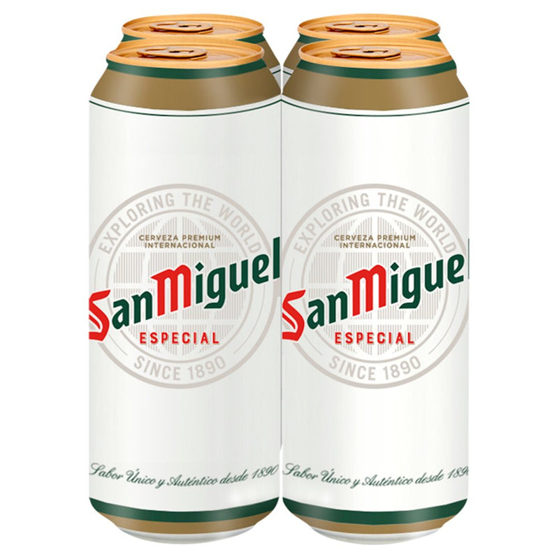 San Miguel Premium Lager Beer 4 x 500ml (6694443909209)