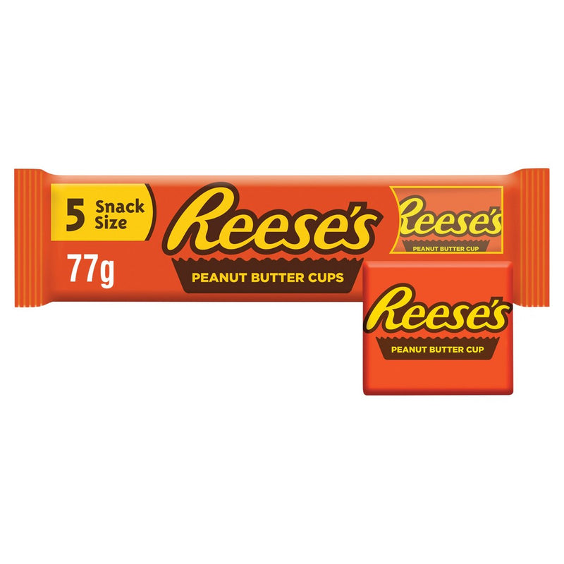 Reese's Peanut Butter Cups 5 Pack 77g - Moo Local