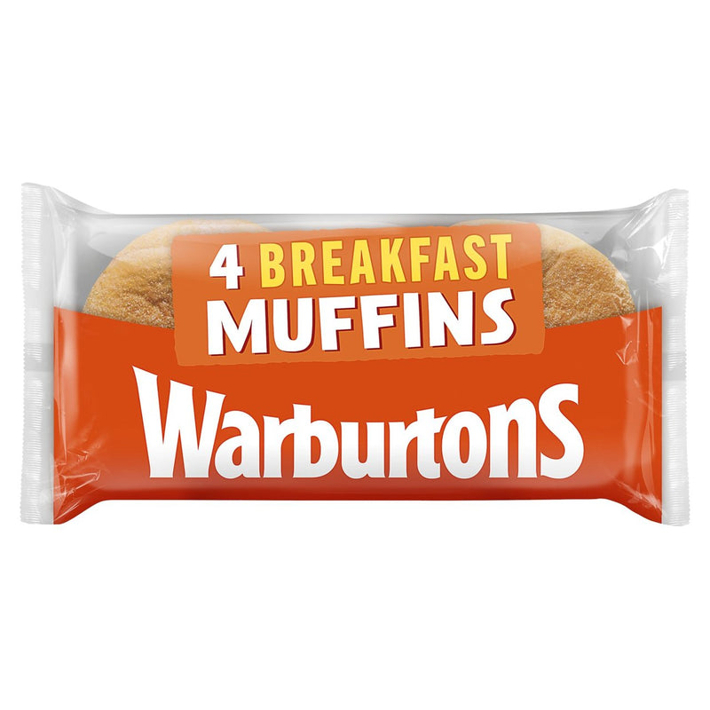 Warburtons Toasting Muffins 4 per pack (6599405469785)