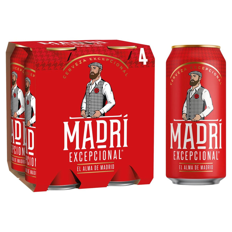 Madri Excepcional Lager 4x440ml - Moo Local