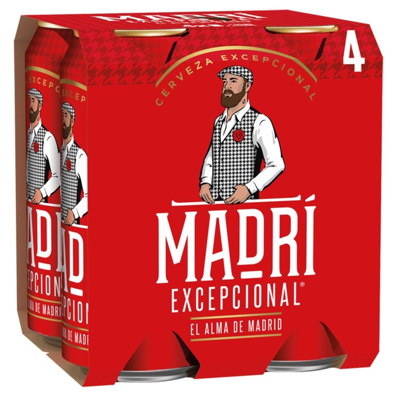 Madri Excepcional Lager 4x440ml - Moo Local