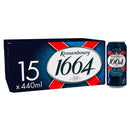 Kronenbourg 1664 Lager Beer Cans 15 x 440ml - Moo Local