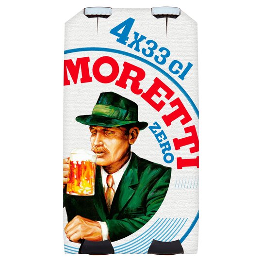 Birra Moretti Zero Alcohol Free Beer 4X330ml - Moo Local