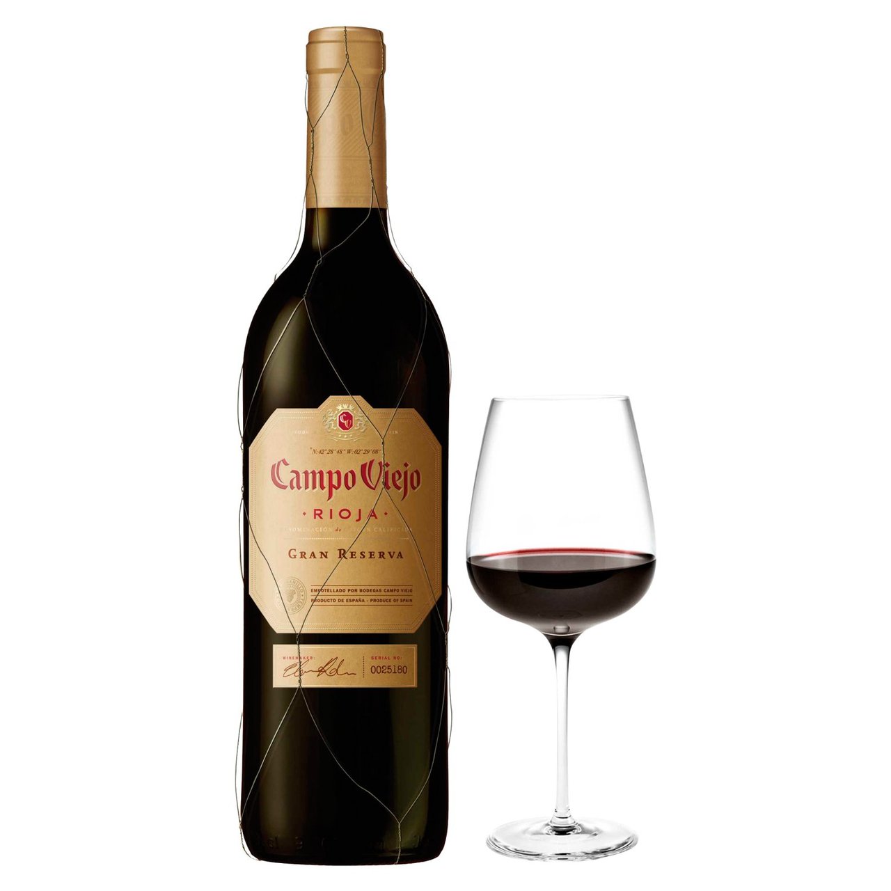 Campo Viejo Rioja Gran Reserva Red Wine 75cl - Moo Local