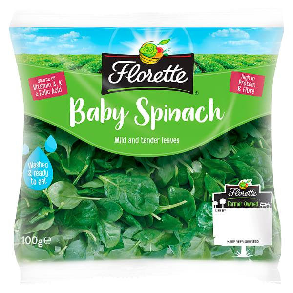 Baby Leaf Spinach 100g - Moo Local