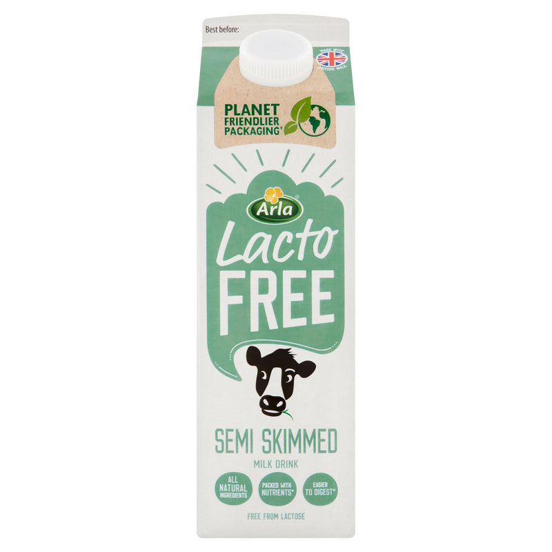 Arla Lactofree Semi Skimmed Milk Drink 1 Litre - Moo Local
