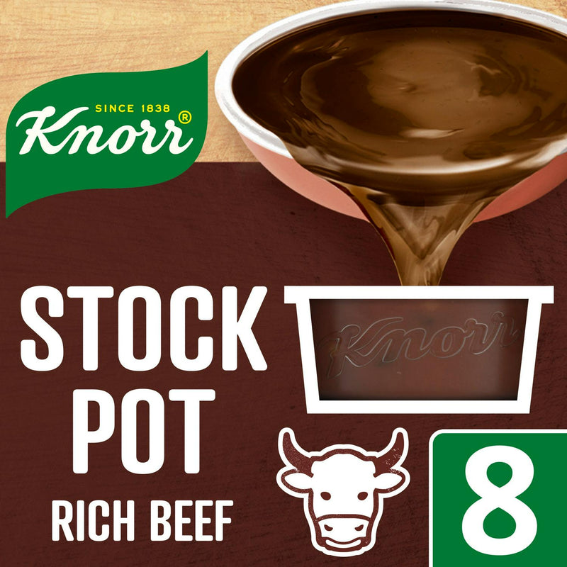 Knorr Rich Beef Stock Pot 8 x 28g (6594465595481)