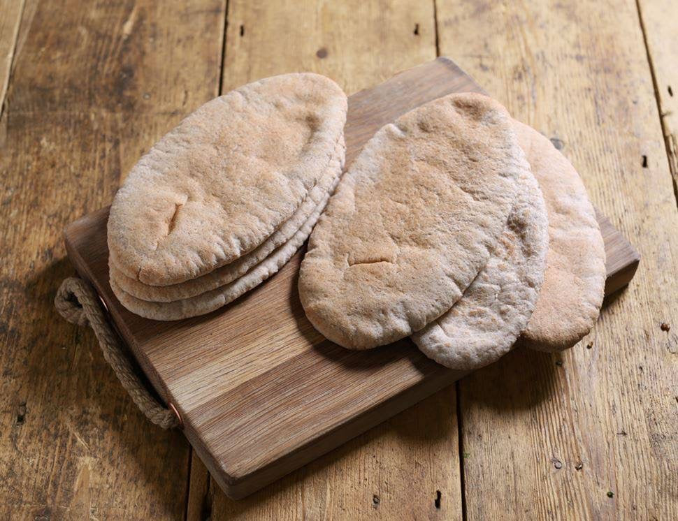 Wholemeal Pitta Bread 1x6 (4678672580697)