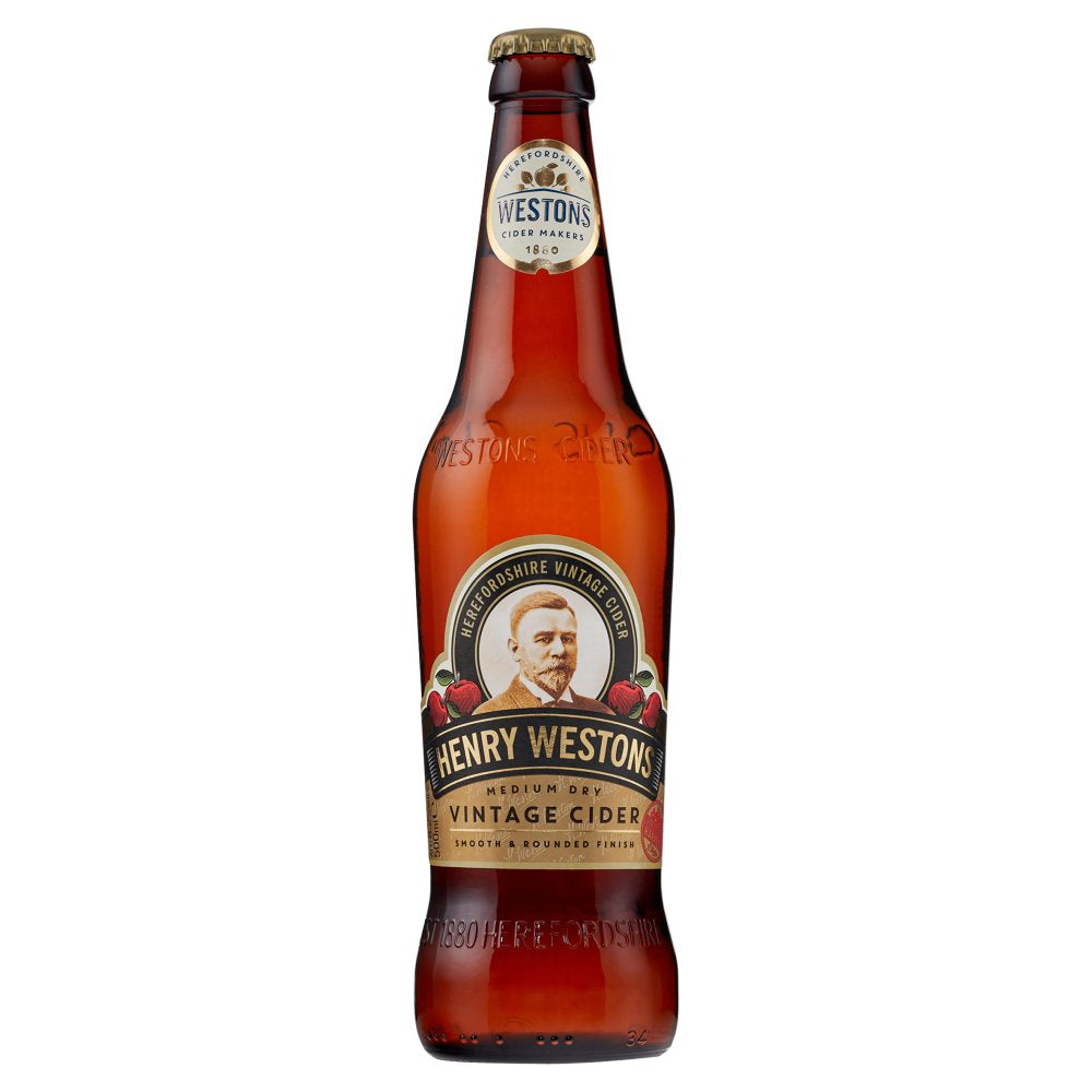 Henry Westons Vintage Cider 500ml (6675382239321)