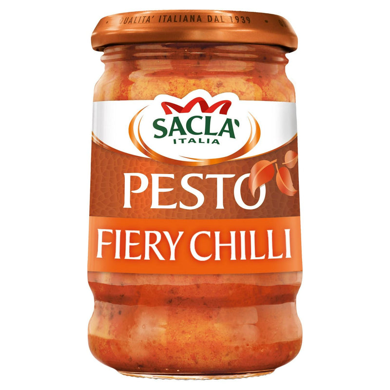 Sacla Fiery Chilli Pesto 190G (6547206373465)