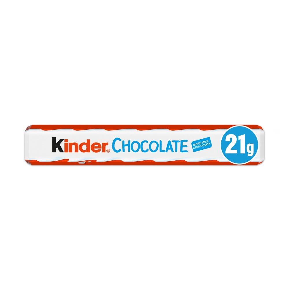Kinder Medium Chocolate Single Bar 21g (4794503561305)