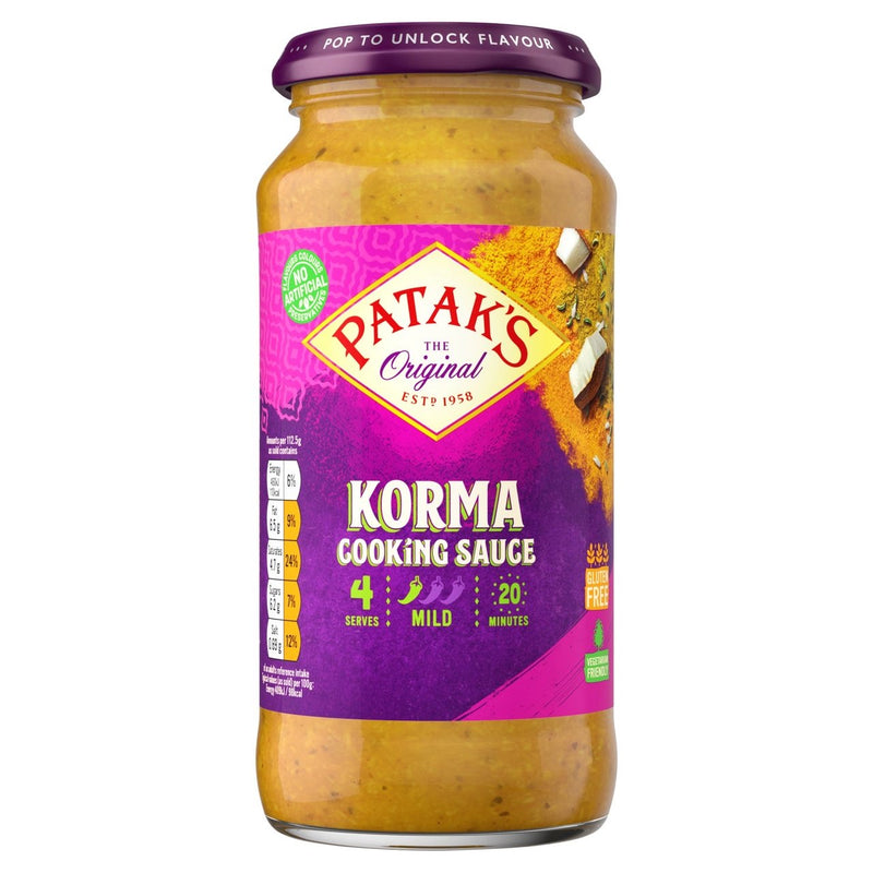 Patak's Korma Cooking Sauce 450g - Moo Local