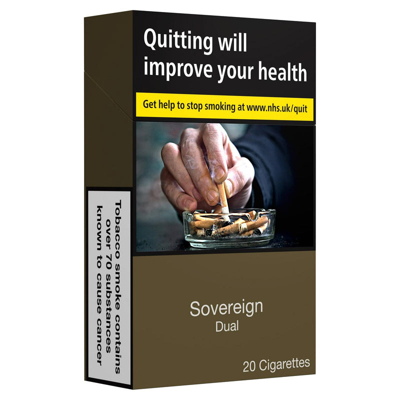 Sovereign Dual King Size Cigarettes x 20 (6661343707225)