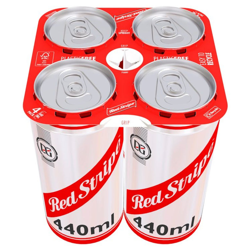 Red Stripe Jamaican Lager Beer 4 x 440ml (6695968964697)