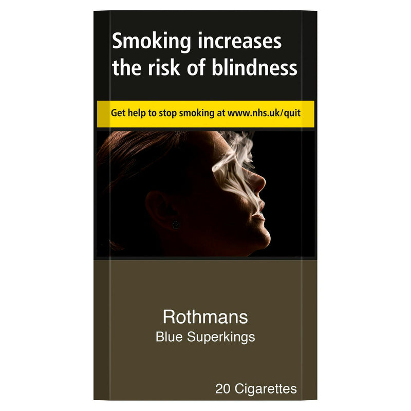 Rothmans Blue Superkings Cigarettes x20 (6661291278425)