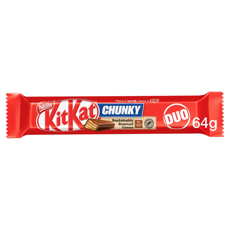 Kit Kat Chunky Milk Chocolate Duo Chocolate Bar 64g - Moo Local